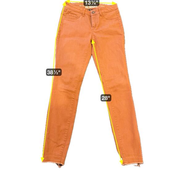 REWASH Brand Jeans, Woman’s Skinny, Rust Brown, Size 25/1 - Picture 7 of 7